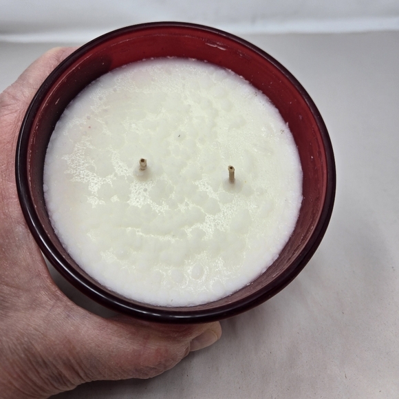 Sand & Fog Apple Spice Candle Double Wick Coconut Wax Blend Woid Lid Art Work - Picture 7 of 8